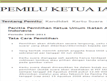 Tablet Screenshot of pemilu2008.iagi.or.id